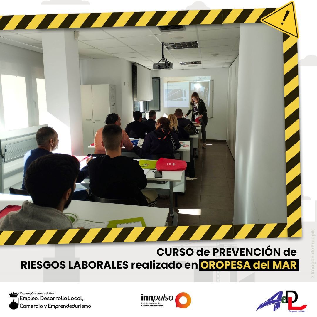 Fin del curso de prevención de riesgos laborales