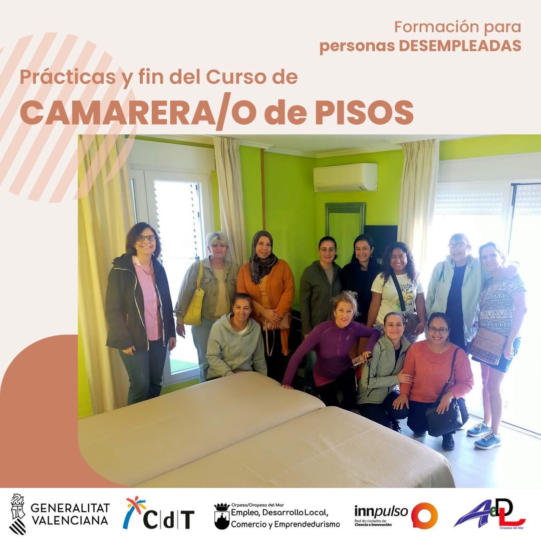Final de curso y prácticas de Camarera de Pisos