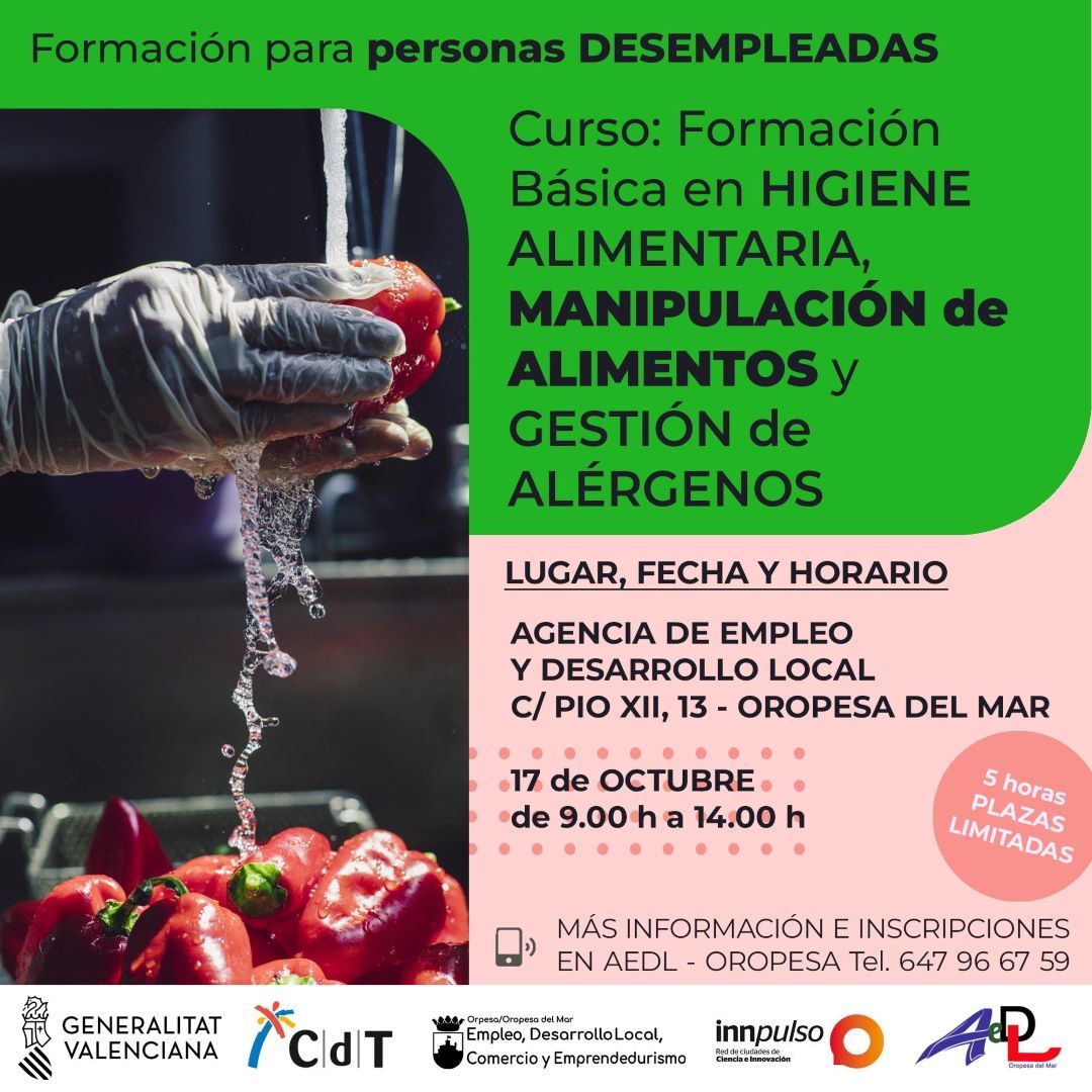 Curso de Manipulación de Alimentos