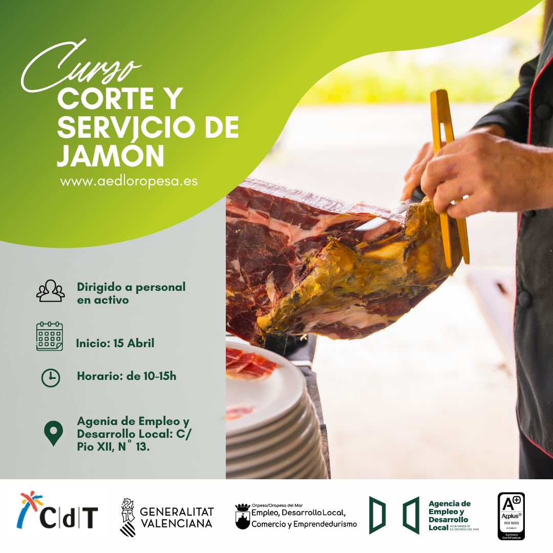 Curso de Corte y Servicio de Jamón