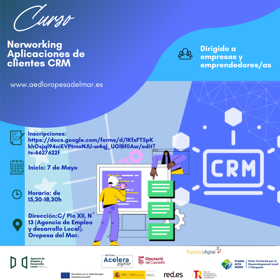 Curso Networking Aplicaciones de clientes CRM.