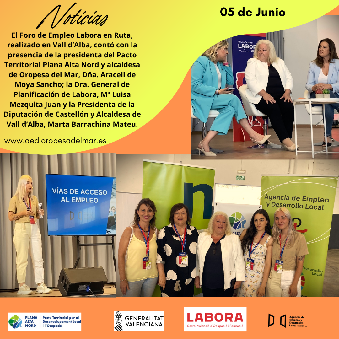 Foro de Empleo Labora en Ruta, Vall d’Alba.