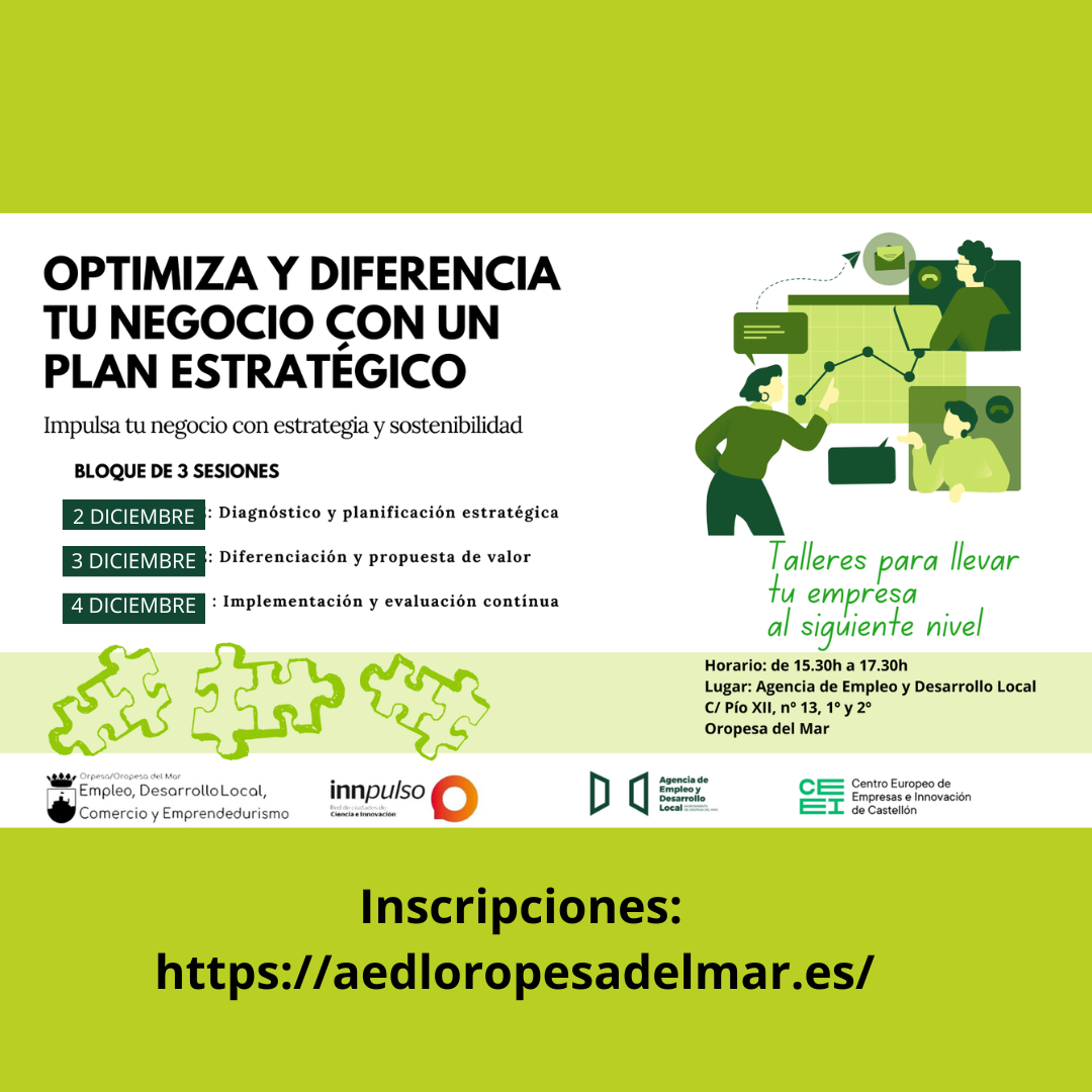 Optimiza y diferencia tu negocio con un plan estratégico