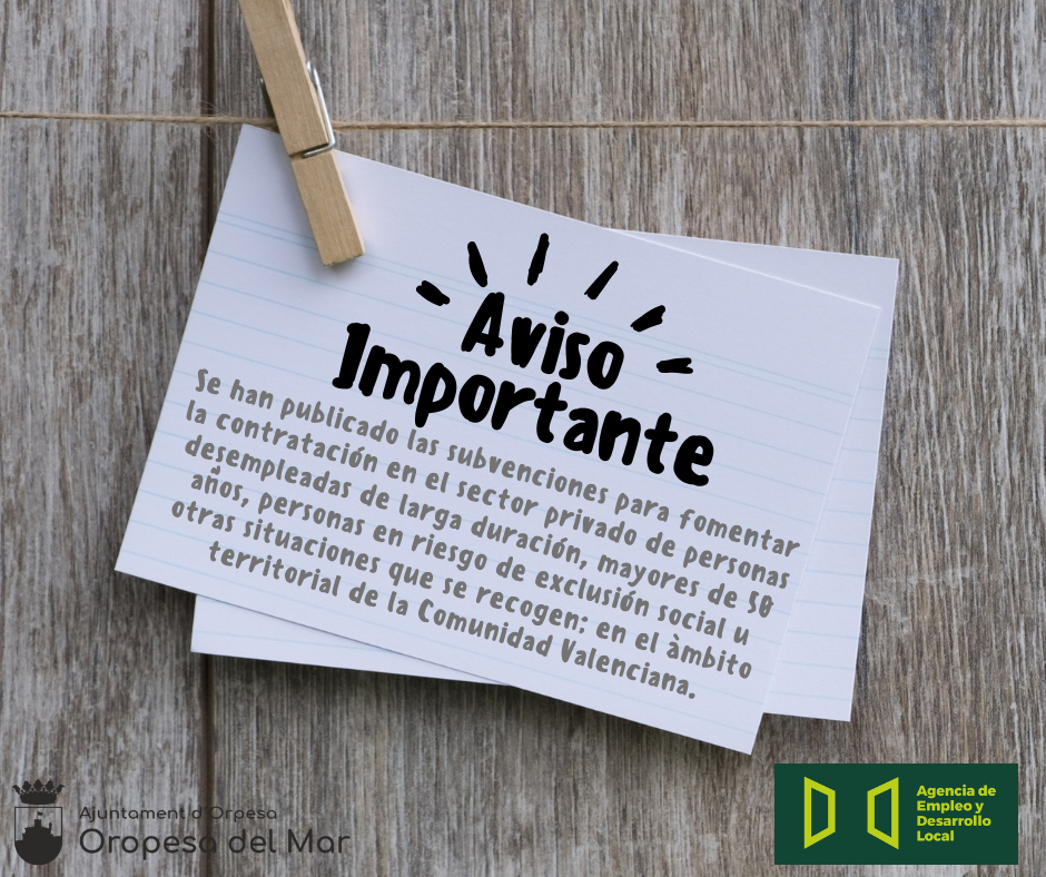 AYUDAS PARA CONTRATAR A PARADOS DE LARGA DURACIÓN